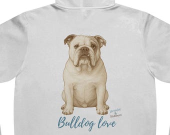 English Bulldog Hoodie | Bulldog Love, Pullover