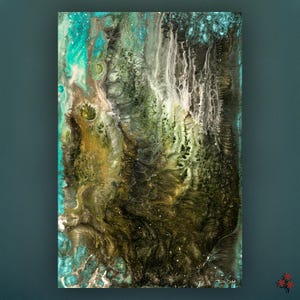 Recursão - Impressão de Arte Orgânica Abstrata. Tela, Alumínio, Papel de Arquivo, Giclée, Emoldurada, 2:3