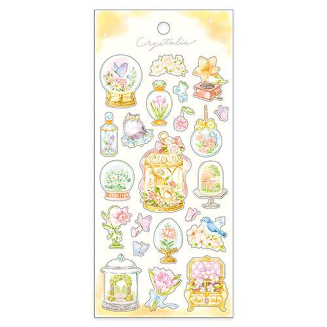 Mindwave | 1 Sticker Sheet | Crystal Sticker Collection | Flower - Etsy