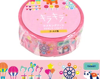 Washi Tape Roll | 15mmx5m | World Craft | Theme Park