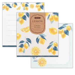 60 sheets | NB.Co | 2 Design Memo Pad | Orchard | Lemon