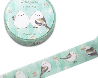 Washi Tape Roll | 15mmx5m | NB.Co | Birds | Shima Enaga