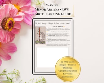 Wands Tarot Learning Guide | Printable PDF | Tarot of Passion & Action