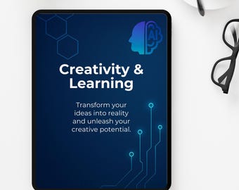 Workbook for Creativity & Learning | A4 Digital Journal | Creative Skills Guide