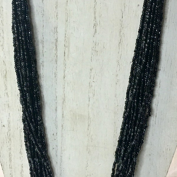 Multi Strand Seed Bead Necklace - Etsy
