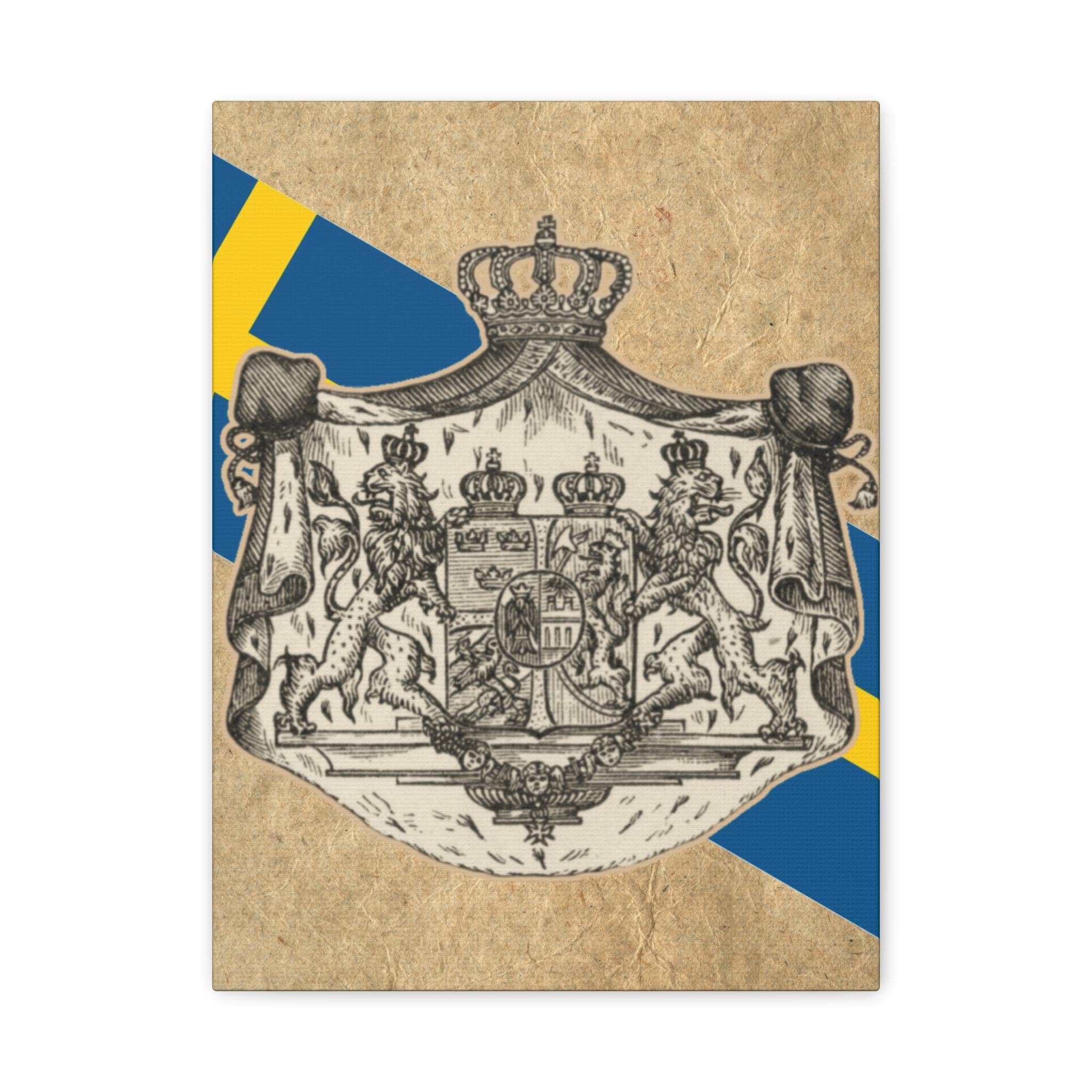 Antique Vintage Sweden Flag - Etsy