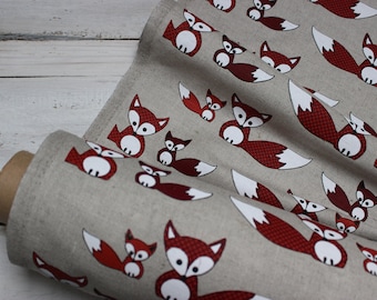 Fox Fabric: Linen Canvas for Eco-Friendly Sewing