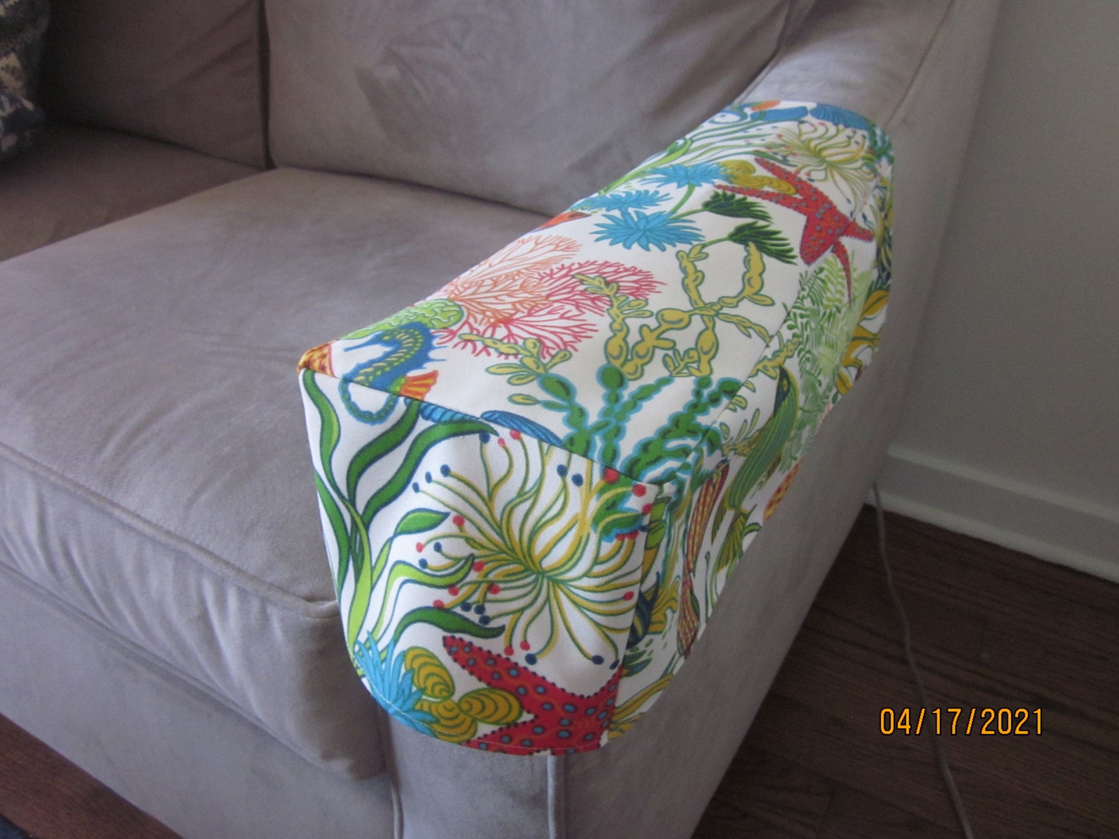 Armrest Covers/Caps Pair Indoor Outdoor Nautical Fabric Etsy