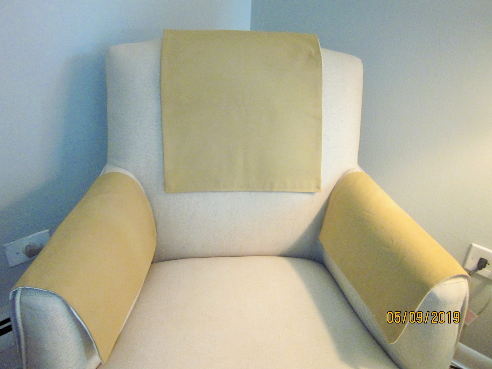 Headrest and Armrest Covers Linen Blend or Cotton Duck Etsy