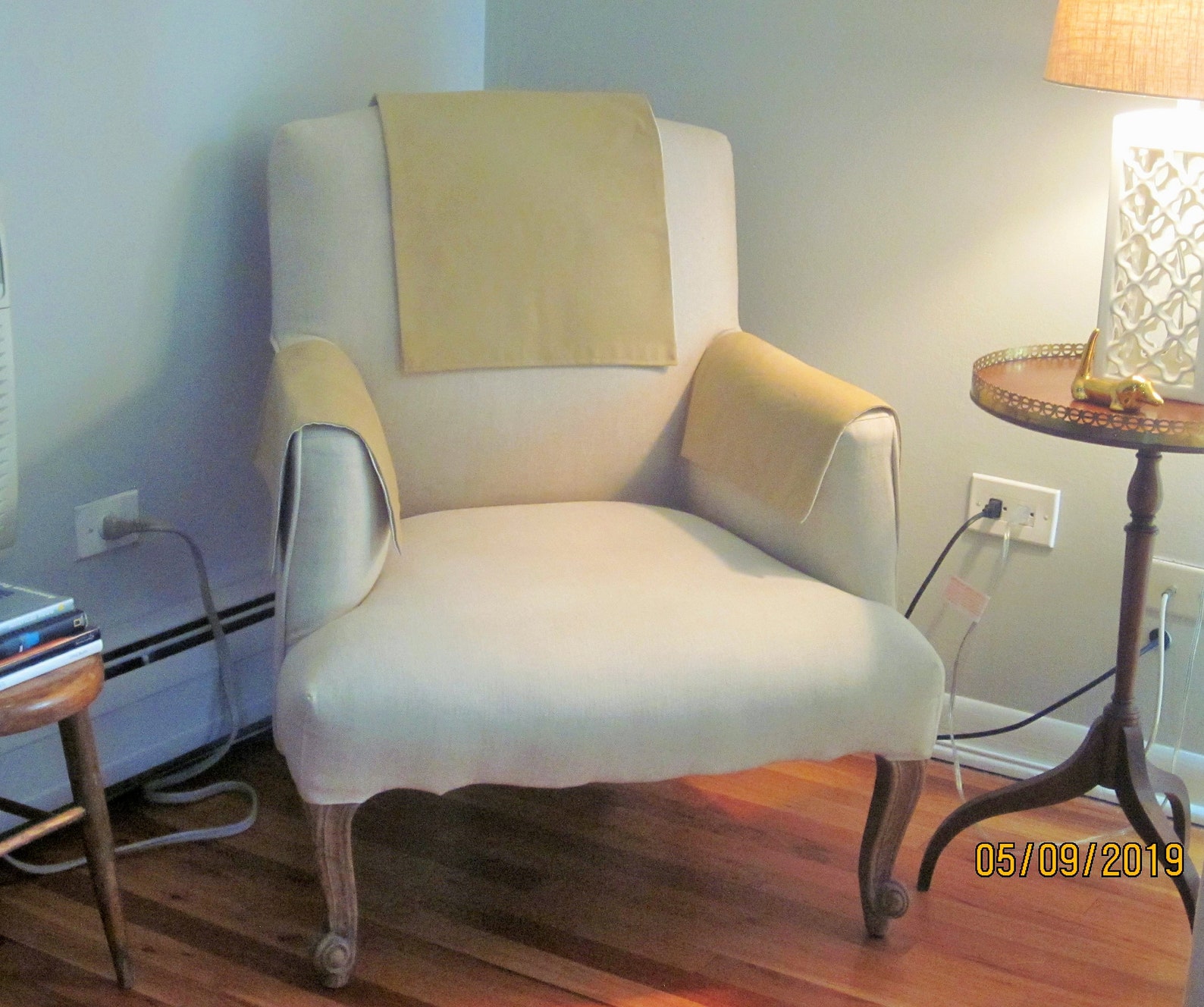 Headrest and Armrest Covers Linen Blend or Cotton Duck Etsy