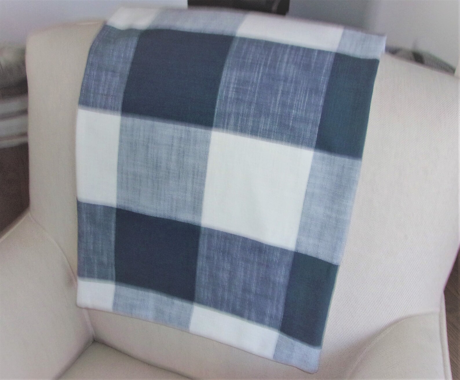 Headrest Chair Protector or Cover 30 X 14 Slate Etsy