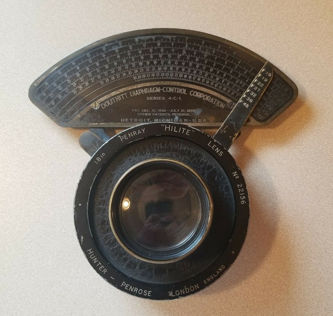 Antique Hunter Penrose Process Camera Penray Hilite Lens Etsy