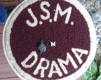 Vintage J Sterling Morton High Drama Patch and Sterling Silver Drama Pin