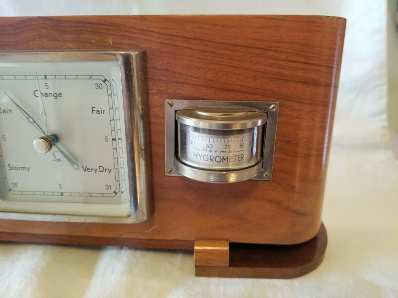 Vintage Weather Station Lufft Art Deco Made In Germany