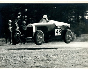 Vintage Photo Snapshot Watkins Glenn Grand Prix Race