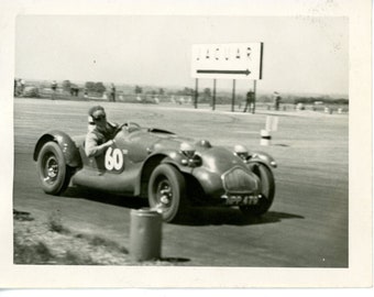 Vintage Photo Snapshot Formula One Grand Prix Race Car