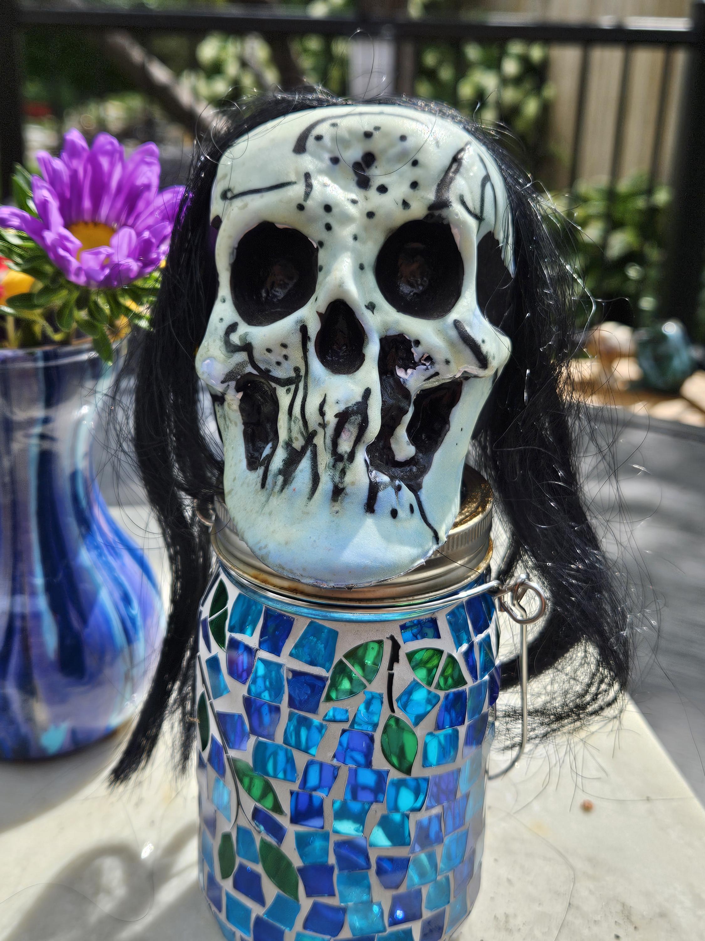 randotti ビンテージ　スカル　置物　ディズニー　髑髏　骸骨　義眼 Randotti Skull - Etsy