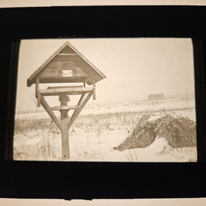 Antique Magic Lantern Glass Slide Photo Ford Farm Lot Of 6 Henry Ford