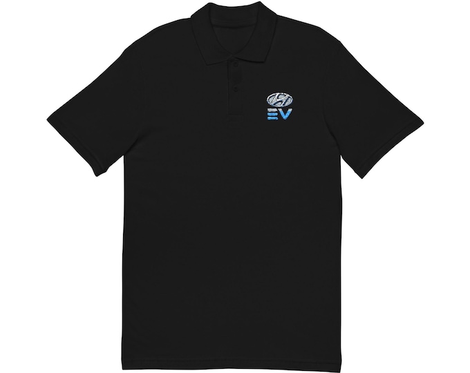 Hyundai EV Polo Shirt, Hybrid Car Enthusiast Gift, Electric Vehicle Apparel, Eco-Friendly Driver Top, Sustainable Driving Tee, Auto Lover