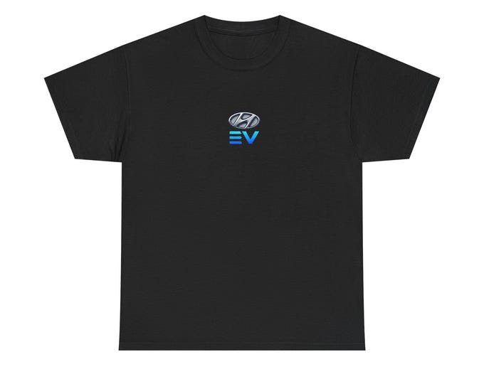 Hyundai EV Electric Vibes  Heavy Cotton Tee.