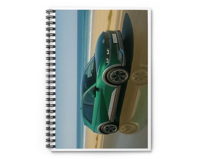 Hyundai Ioniq 5 Notebook | Spiral Ruled Journal, Beach Reflection Cover