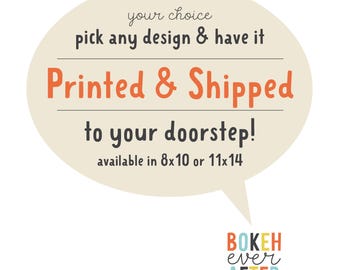 Printed and Shipped Print, Pick Any Single Design File, Your Choice 8x10 or 11x14 Wall Art, Modern Custom Home Decor Gift, UNFRAMED PRINT