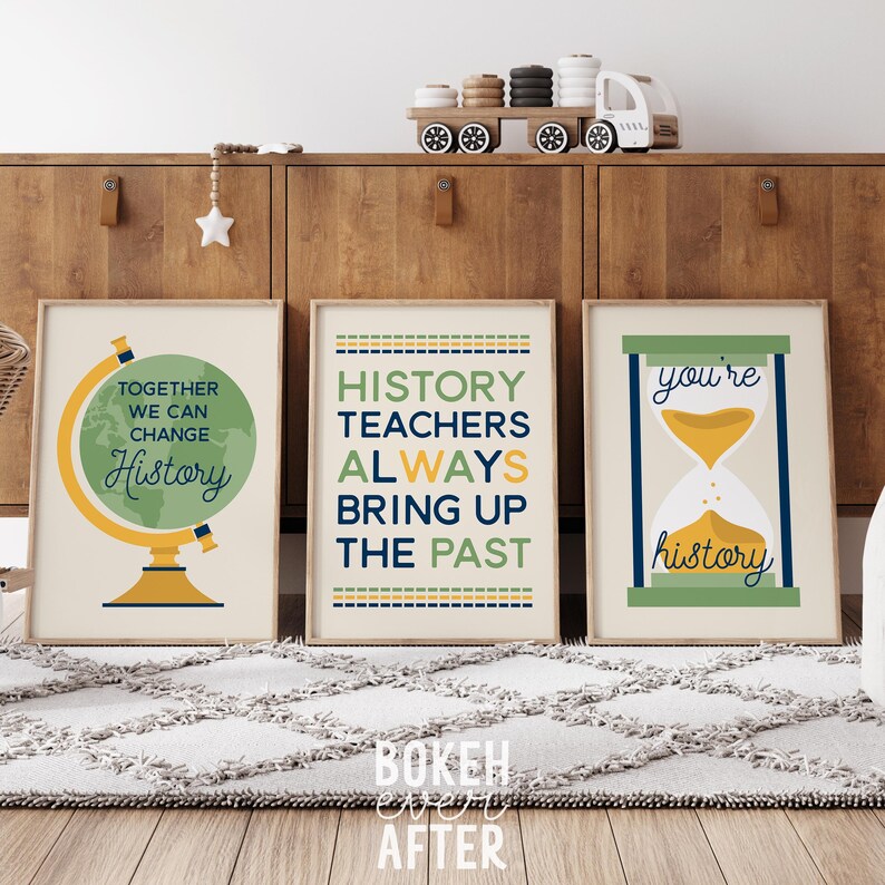 History Classroom Poster Prints, Social Studies Puns, Teacher Gift ...