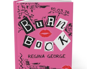 Libro de quejas personalizado, decoración para fiestas de Regina George de MEAN Girls