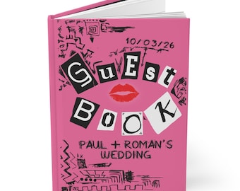 Personalized GUEST Book, MEAN Girls Inspired, Regina George Party Decor
