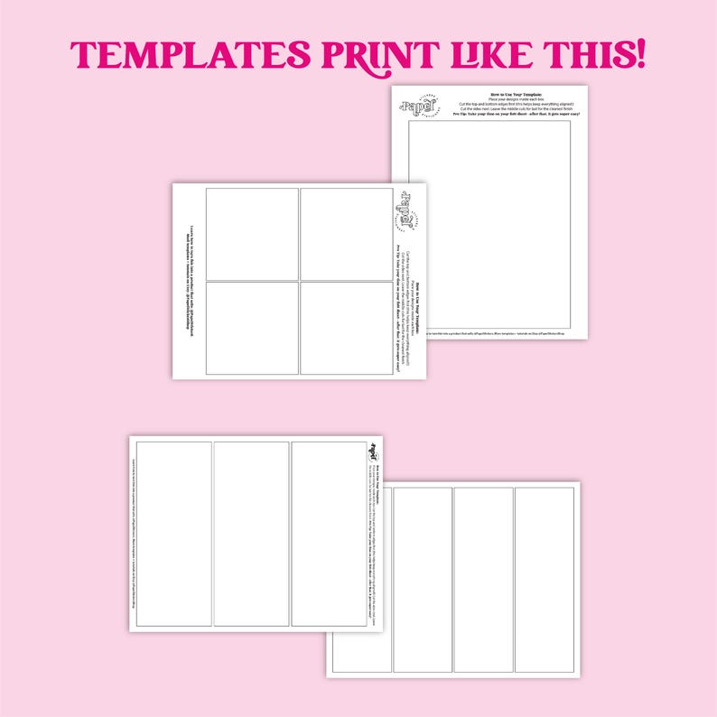 Notepad Template Bundle – Printable Notepad Cut Lines, Canva Notepad ...