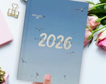 Personlig anteckningsbok med hårt omslag från 1989 års era Sky | Linjerade sidor