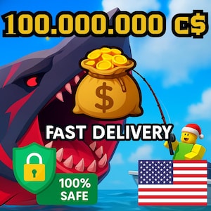 Fisch - 100M  - 100.000.000  - Fast Delivery - ROBLOX