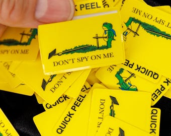 Don't Spy On Me | Anti-Flock Hand-Drawn Confetti Stickers Set