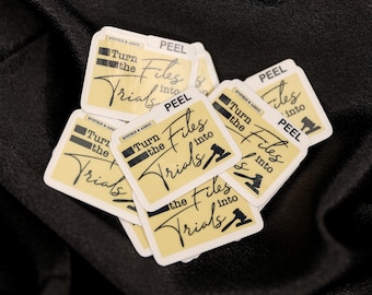 Convierte los archivos en juicios - Paquete de pegatinas de protesta política