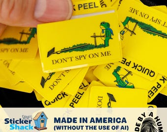Don't Spy On Me | Anti-Flock Hand-Drawn Mini Stickers Set