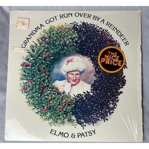 Grandma got ran over by a reindeer vinyl record Elmo and Patsy