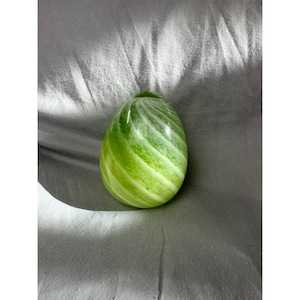 Green Opal Glass Egg