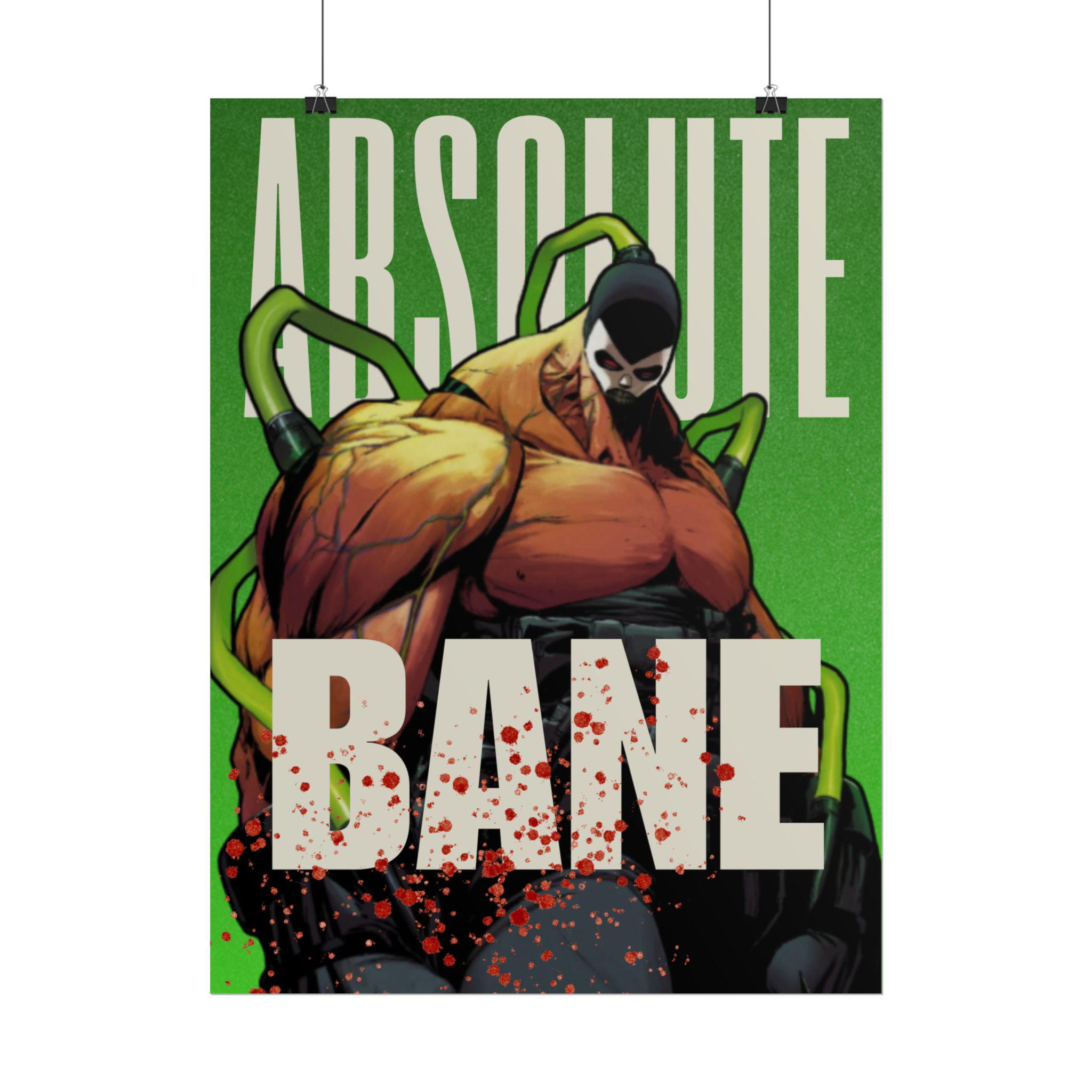 Absolute Bane Artwork Rolled Poster | Supervillain Wall Art | Bane ...