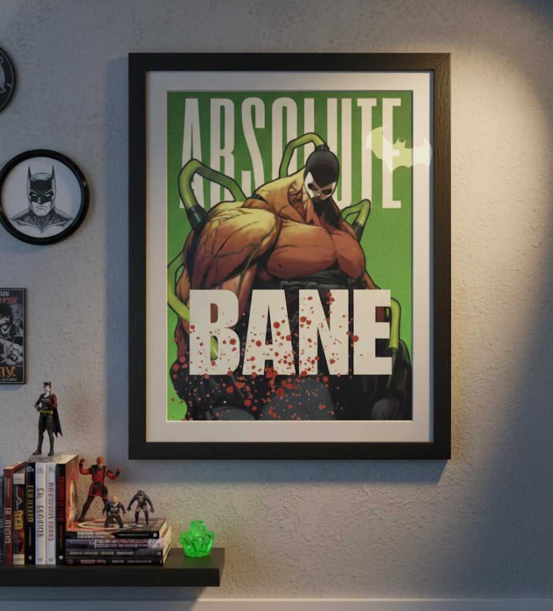 Absolute Bane Artwork Rolled Poster | Supervillain Wall Art | Bane ...