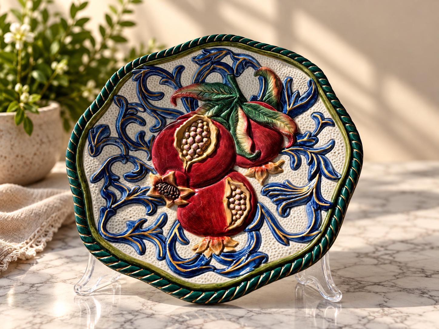 Italian Florentine Plate - Etsy