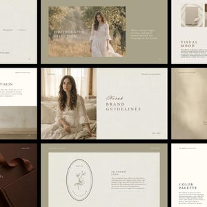Brand Guidelines Template | Canva Template | Brand Identity Guidelines | Brand Style Guide | Brand Manual