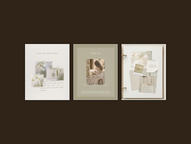 Cottagecore Instagram Vorlagen | Scrapbook Canva Vorlagen | Vintage Ästhetisches Social Media Kit Bild 11