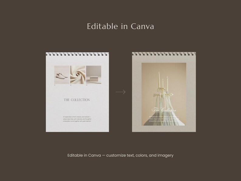 Quiet Luxury Minimal Canva Templates, Editorial Instagram Posts, Beige Neutral Feed, Aesthetic Social Media Kit image 12