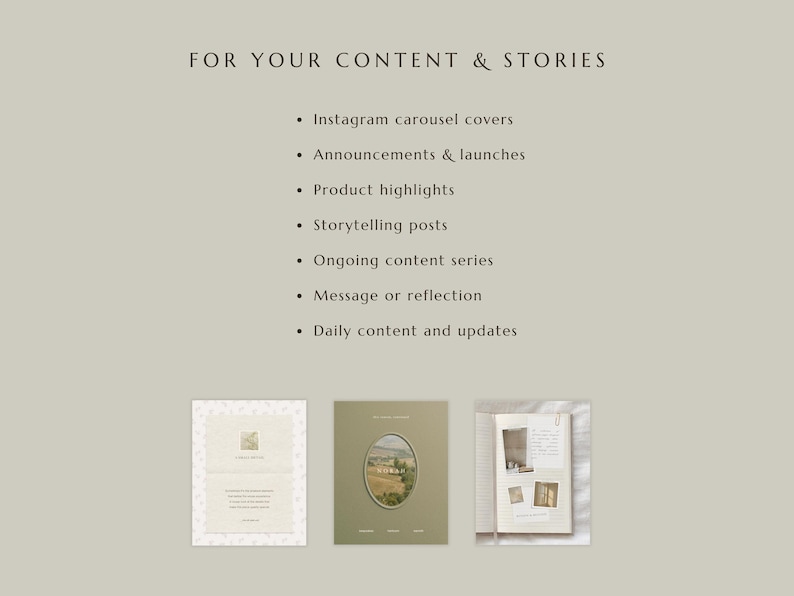 Cottagecore Instagram Vorlagen | Scrapbook Canva Vorlagen | Vintage Ästhetisches Social Media Kit Bild 8