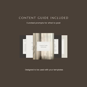 Quiet Luxury Minimal Canva Templates, Editorial Instagram Posts, Beige Neutral Feed, Aesthetic Social Media Kit image 5