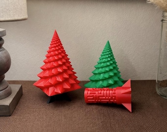 Christmas Tree Maze Puzzle Box – 3D Printed Cash Gift Lock Box - Stocking Stuffer