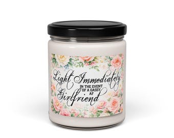 Funny Candle for Couples – Gassy Girlfriend Joke Candle – Light Immediately Novelty Gift – Sarcastic Scented Candle