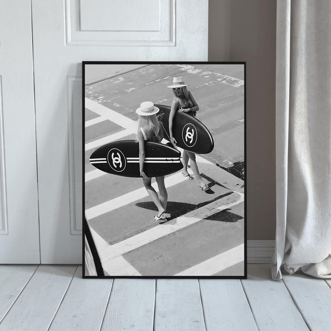 Chanel Surf Board Wall Art - Etsy