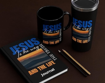 Set regalo Faith / Tazza, bicchiere e diario ispirati