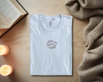 Cancer Zodiac Shirt | Botanical Zodiac Tee | Astrology Gift | Cancer Birthday Gift